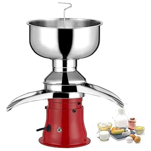 AYCDL Desnatadora Eléctrica De 50 L/H - Centrífuga Profesional para Cabras Y Vacas. Transforma La Leche Entera En Leche Desnatada. Incluye Recipiente para Leche De 8 L.