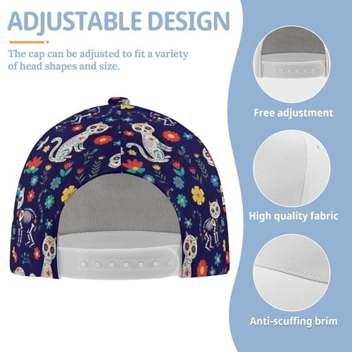 Baseball Cap Adjustable Unstructured Sun Hat Visor for Boys Girls4