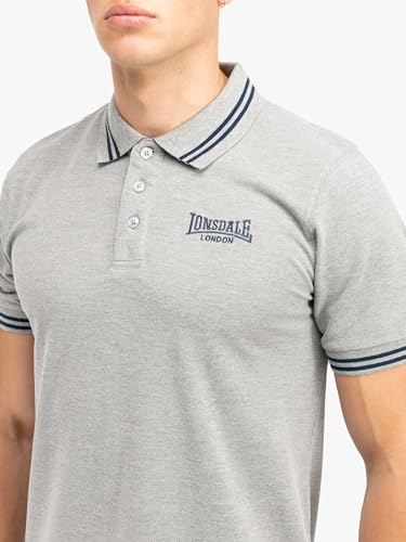 Polo Lonsdale Markham anti déformation col rigide chic - 3