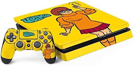 Skinit Decal Gaming Skin Compatible with PS4 Slim Bundle - Officially Licensed Scooby Doo vs Monsters Design