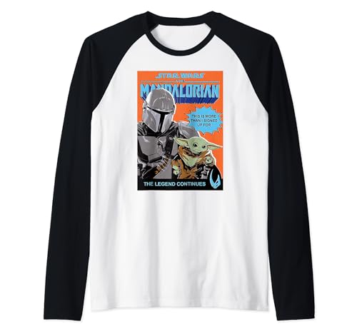 T-shirt baseball Star Wars The Mandalorian pour fan de pop culture