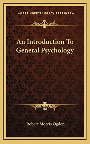 An Introduction To General Psychology