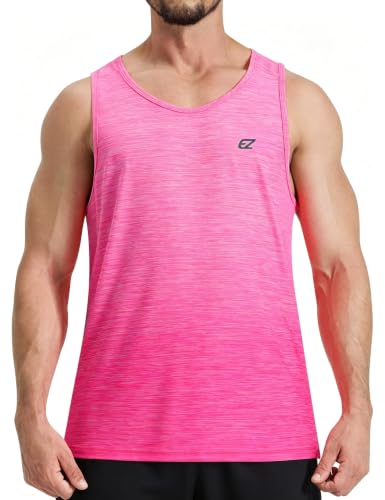 EZRUN Men's Quick Dry Gym Tank Top for High-Sweat Training Gym Workouts