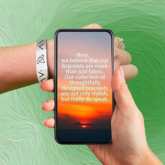Daily Bible Verse Bracelet - Christian Faith bible bracelets with NFC Technology | Unique Devotional Gift for Believers | Share Love, Hope, and Faith,Spiritual Conversations Anytime Anywhere. - Image 3