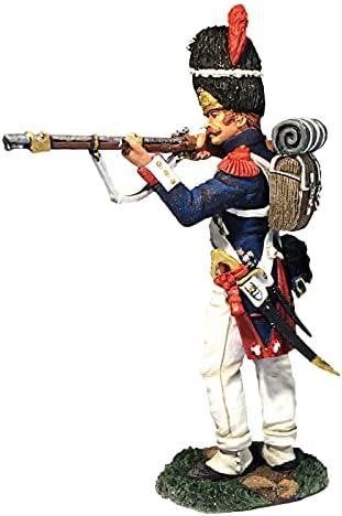 Miniatura 2 de W. Gran Bretaña Guerra Napoleónica 36175 Soldado de juguete de tiro de pie de guardia vieja francesa de segundo rango