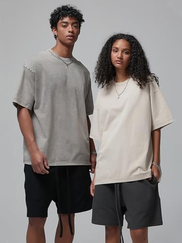 Mens T-Shirts Womens Oversized T Shirts Basic Cotton Vintage Plain Tees Short Sleeve Summer Tops Workout3