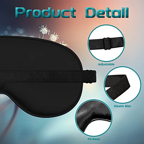 24 Pack Silk Eye Mask For Kids Smooth Soft Multicolor Blindfold With Adjustable Strap Lightweight Eye Cover Children Sleeping Mask For Kids Eye Sleep Shade Cover For Sleeping Travel (Cool Colors) #TOP2