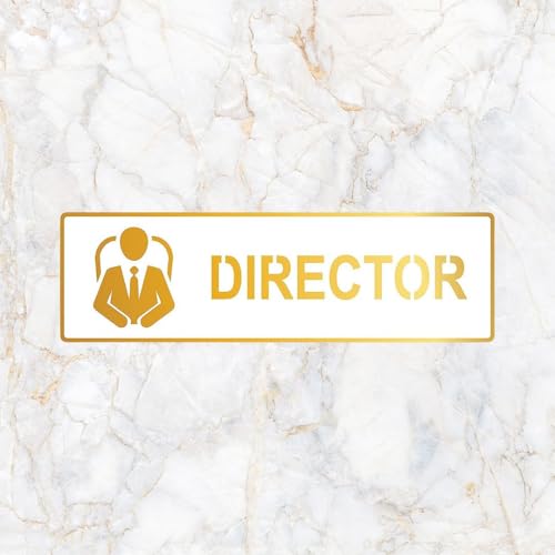 Image of CVANU 1pc Director Acrylic Sign Board for Office /Business /Hospital Sign SelfAdhesive Board c39
