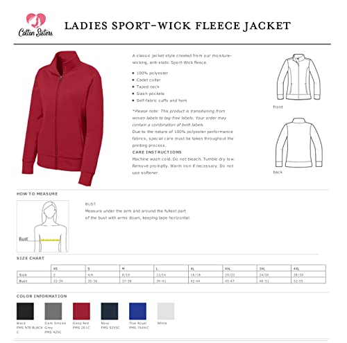 ER Nurse Custom Jacket - Ladies Sport-Wick Fleece NICU Nurse Track Jacket3