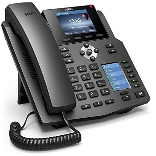 Fanvil Enterprise Ip Phone X4 4 Sip Line Poe Capable And 2.8" Color Screen #TOP2