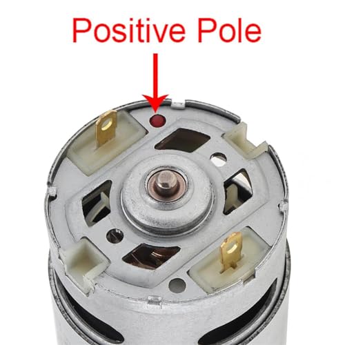 Motor RS550 DC de 10.8V con piñón de 14 dientes y 9.5mm para caja de engranajes de alto par 4