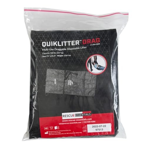 Image of Quiklitter Drag Emergency Transport Stretcher /Litter by Rescue Essentials