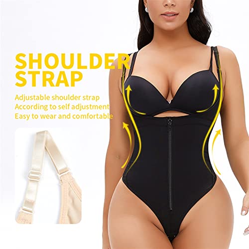 Vêtement amincissant et combinaison string sexy à buste ouvert gainant