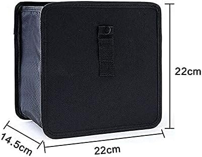 Papelera para Coche Evita Manchas Dacia Bigster Bolsa Impermeable con Tapa Antiderrame Negra 3