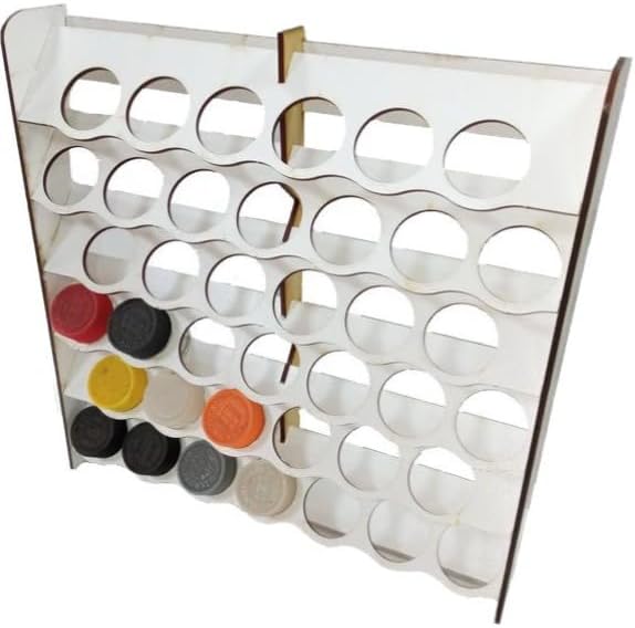 Wall Module for 39 containers with a Diameter of 35 mm Scale: Universal Material – HDF 3 mm LMG WOH-1223