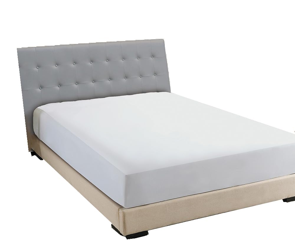 Lenzuolo Sotto Con Angoli Elasticizzati 100% Cotone - Altezza 25 Cm, Color Panna - Foto 2