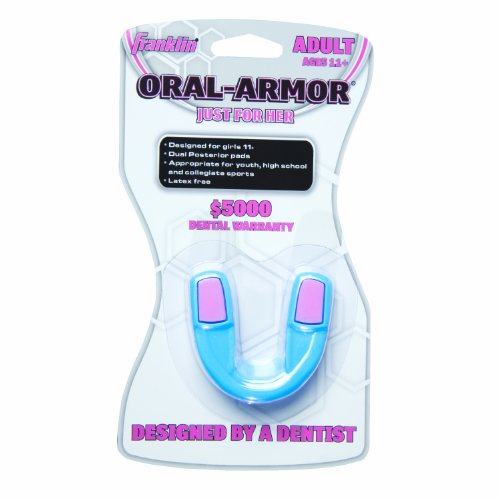 Mouthguard Franklin Sports Oral-Armor protège-dents de hockey sur gazon et basketball féminin