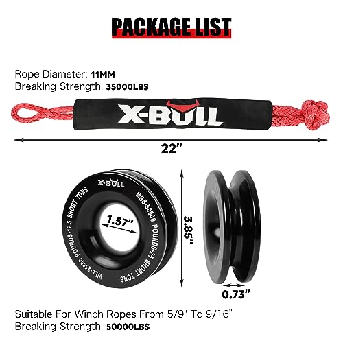 X-BULL Winch 13500 lb Capacidad Eléctrico 12V miniatura 7