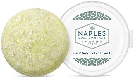 Naples Soap Company Solid Shampoo Bar – Free of Parabens, Alcohol, Pthalates – Handmade, pH Balanced, Eco-Friendly, Hydrating Haircare, Safe and Effective for All Hair Types, Lasts 50-75 Uses – Coconut Lime