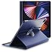 Produktbild ebestStar - kompatibel mit iPad Pro 12.9 M1 2021 Hülle 2020 Rotierende Schutzhülle Etui, Schutz Hülle Ständer, Rotating Case Cover Stand, Dunkelblau [Tab: 280.6 x 214.9 x 6.4/5.9 mm, 12.9'']