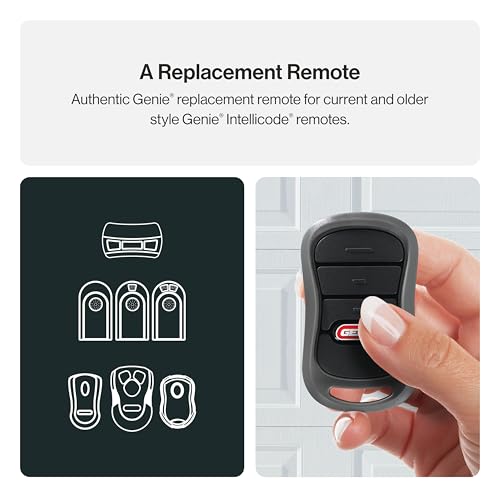 Image of Genie Authentic G3T-R 3-Button Intellicode Garage Door Opener Remote with, Works only on Genie openers, (Pack of 6)