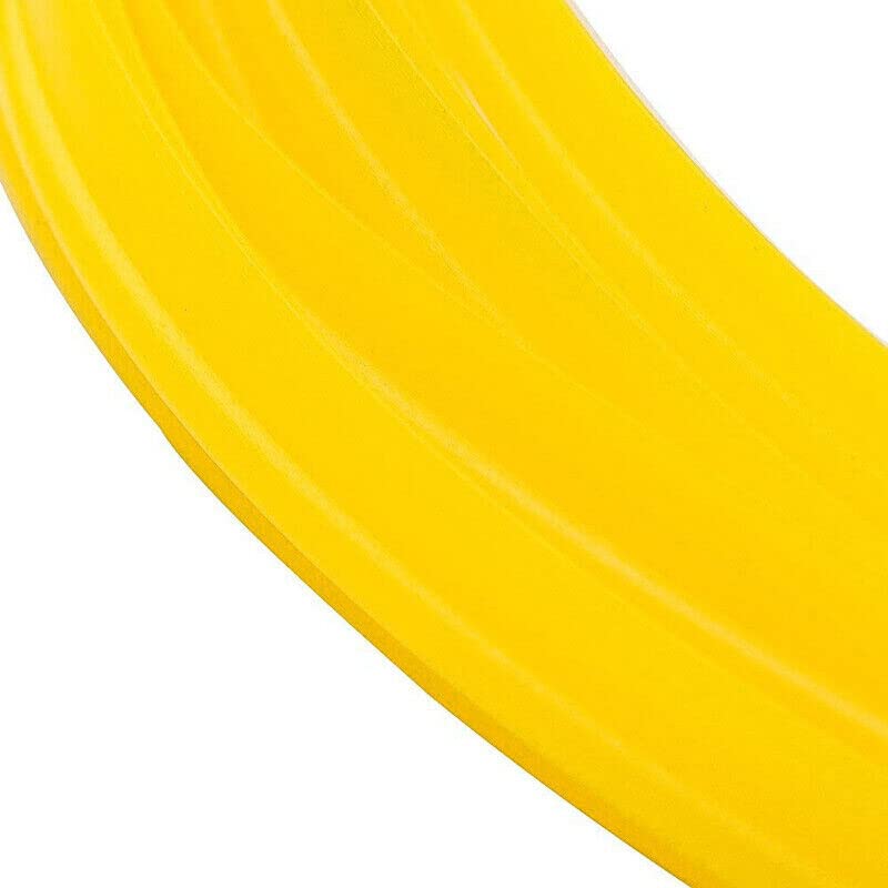 Bande décorative en PVC jaune 5m pour masquer les espaces de porte auto - 2