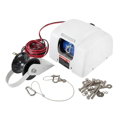 Winche Eléctrico Ancla 12V para Barco con Control Remoto miniatura 1