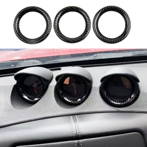 Fewshaw Carbon Fiber Style Center Console Instrument Panel Dashboard Frame