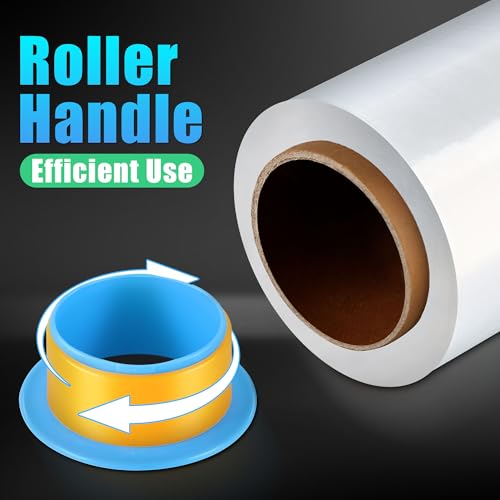 PROMORE Stretch Wrap Film Roll 15\"×1000FT Super Heavy Duty 80 Gauge Clear Plastic Shrink Wrap for Moving (1 Pack)