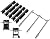 Grill Parts for Weber GS4 Spirit II S310 E310 E320 S320, Weber Spirit 300 SER Spirit E310 E320 E330 S310 S320 S330, for Weber Part 69898 69787 68950 67025 Burner Tube &7636 67046 69797 Flavorizer Bars