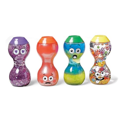 Bouteilles sensorielles émotions en plastique scellé incassable pour école maternelle
