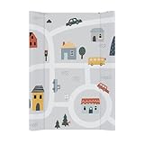 Rotho Babydesign Wickelauflage Keil (50 x 70 cm) Roadmap