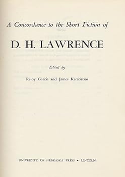 Hardcover A Concordance to the Short Fiction of D. H. Lawrence Book