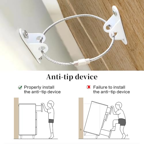 Modern Chest of Drawers with 9 Drawers,Deep Drawers,Clothes Organizer,Large Storage Cabinet for Living Room, Bedroom,Hallway,with Anti-Tipping Device, Oak - Image 7