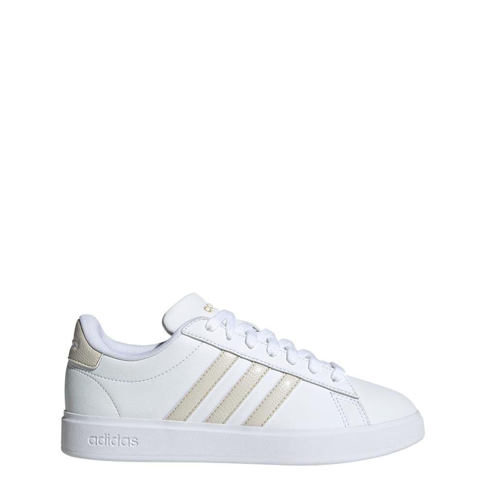 adidas Womens Grand Court 2.0 Lace Up Sneakers Shoes Casual - White