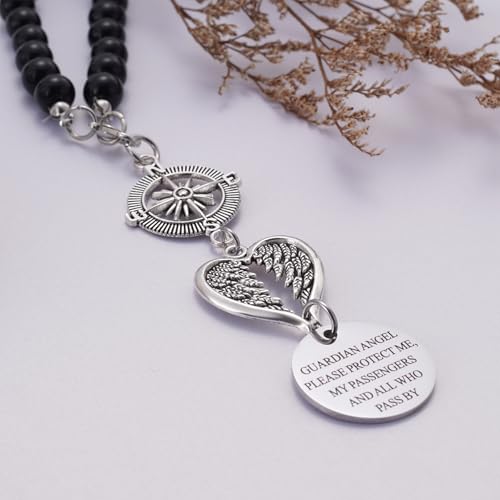 Guardian Angel for Car, Please Protect Me and My Passengers - Rear View Mirror Charm, New Driver Gift, Safe Travels Driving Gift, Car Decor, Protection Charm3