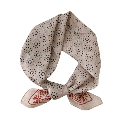 Cotton-Blend Bandana, Head Scarf, Headband, Head wrap, Hair Neck Scarf for Women 22 x 22 inch