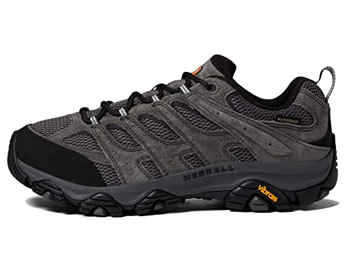 Merrell Moab 3 Waterproof Hiking Shoe, Granite, 11