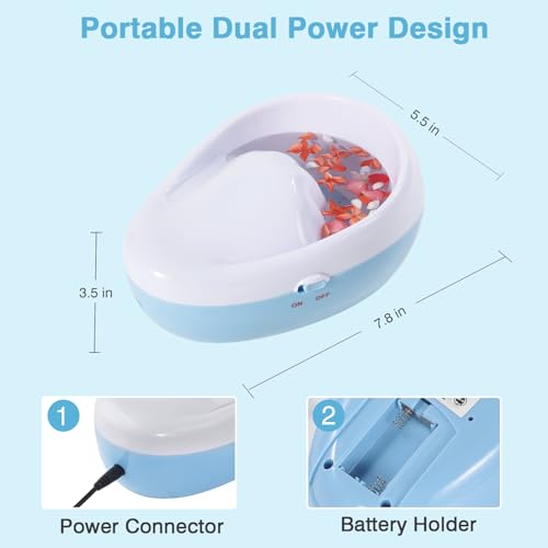 Bol de manucure électrique anti cuticules sèches avec massage spa des mains - 7