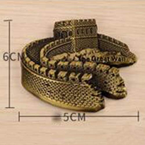 Adesivos magnéticos 3D criativos Geladeira Marca de referência famosa Adesivo de refrigerador de met