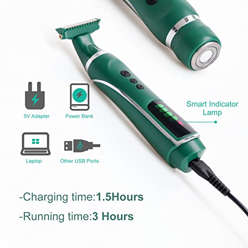 Fintozer Electric Shaver For Women, Cordless Women Razor Rechargeable Bikini Trimmer For Pubic Hair With 3 Heads & Trimming Combs For Legs Arms Underarms Bikini Area Wet & Dry Use #TOP5