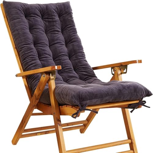 Garden Lounger Deckchair Cushion Blue Comfortable Cushion for Sun Lounger Garden Furniture Cushion with Deck Chair Pad