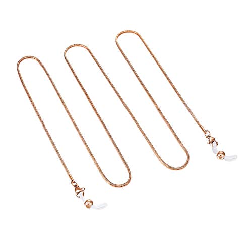 Glasses Chain Stainless Steel Eyeglass Chains, Sunglass Retainer Strap Eyeglasses String Holder Glasses Cord Lanyard Gift
