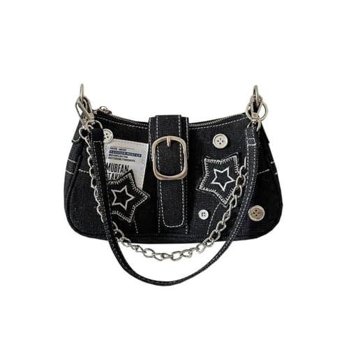 Sac à main en denim grande capacité cabas fourre-tout épaule zippé femme
