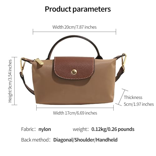 Mini Crossbody Bag for Women - Adjustable Strap Shoulder Purse, Small Spacious Tote with Zipper Pockets for Phone Wallet Keys2