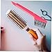 NOLITOY 1set Hair Brush Cleaner Tool Hair Removal Comb Rake Design for Easy Cleaning Lightweight and Slim for Home and Travel Use
