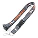 Denver Broncos NFL Breakaway Lanyard Key Chain Ring 36" Long CHARCOAL