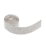 NUOBESTY 3 Rollos De Tiras Autoadhesivas De Diamantes De Imitación Para Manualidades Diamantes De Imitación Para Coche