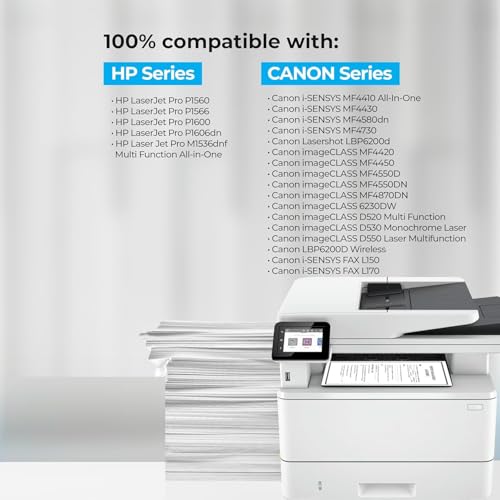 Image of CANOFF 78A Black Laser Toner Cartridge Compatible for H,P, LaserJet P1566, 1606DN, LBP-6200D, 6230DW (Black)