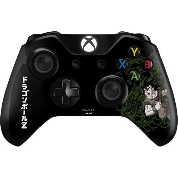 Skinit Decal Gaming Skin Compatible with Xbox One Controller - Officially Licensed Dragon Ball Z Goku Portrait Design